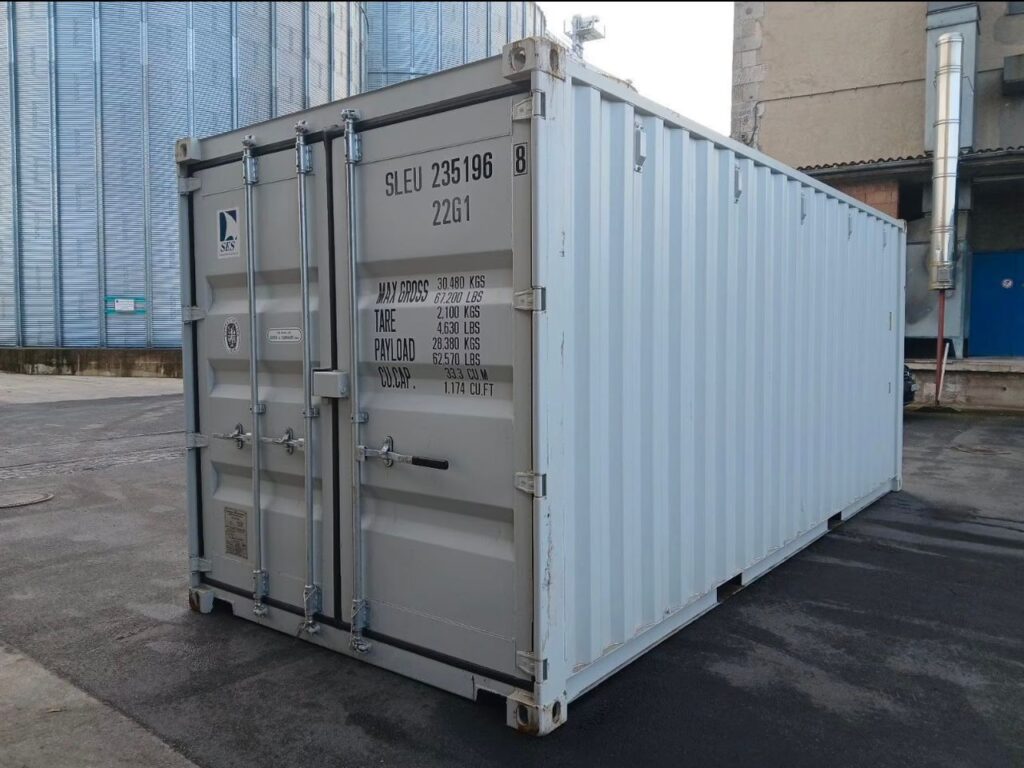 20 Fuß Trockencontainer – Hervorragender gebrauchter Zustand – Ideal für Lagerung und Baustelle