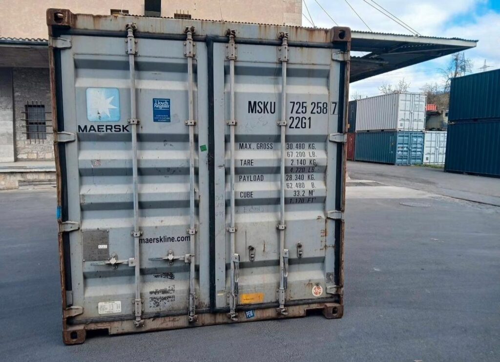 20-Fuß-Trockencontainer – Gebraucht, wasserdicht – Ideal für trockene und sichere Lagerung