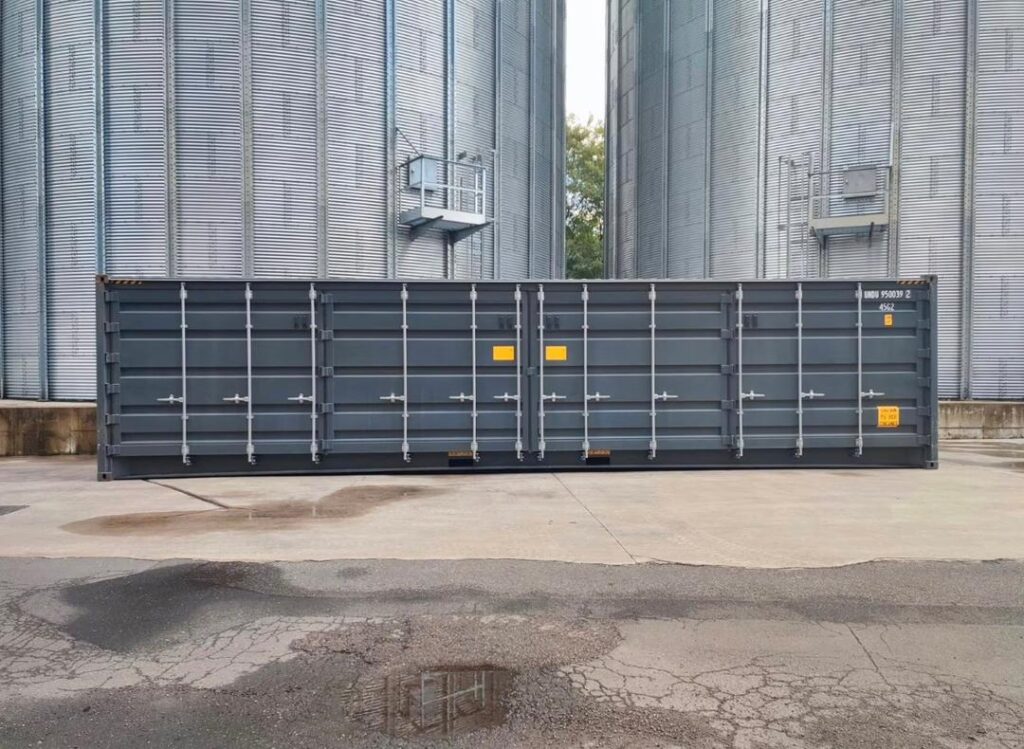 40-Fuß-High-Cube-Container mit offener Seite – Neuwertig – Voller Zugang