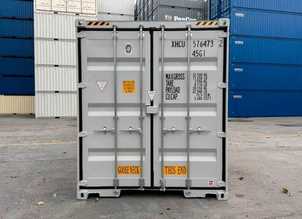 40 Fuß hoher Würfelcontainer – wie neu (erste Reise) – ideale Lagerung mit hoher Kapazität