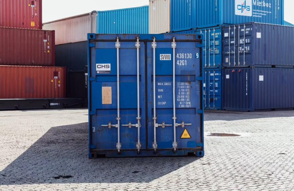 40 Fuß Trockencontainer – gebraucht wasserdicht – ideal für große Lager- und Baustellen
